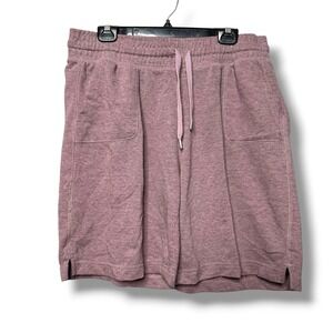 Leg3nd Discovery Shorts Mens Large Maroon Drawstring Athletic Track Pockets